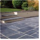 Slate paving